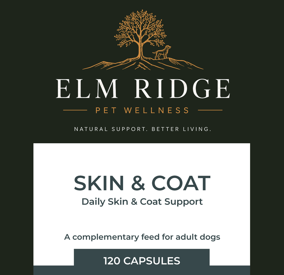 Skin & Coat – Omega Support for Dogs